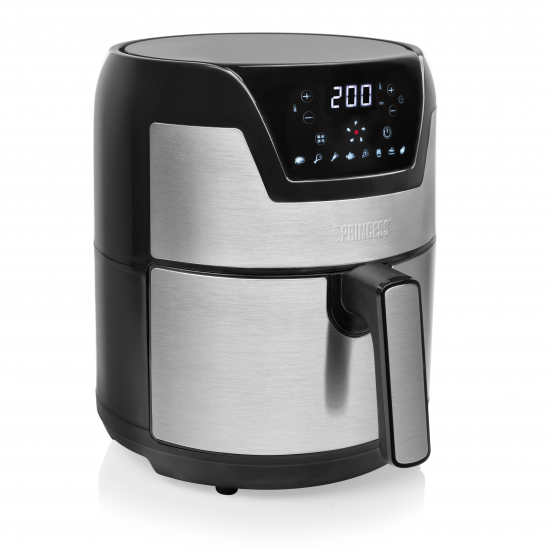 Freidora de aire Princess 182026, 4.5 litros, 1500W, plata
